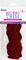 Essentials By Leisure Arts Ric Rac Jumbo 1 13/32" 2 yards Barn Red - rick rack trim for sewing - wavy ric rac trim for sewing and crafts - ric rac ribbon - rick rack trim barn red